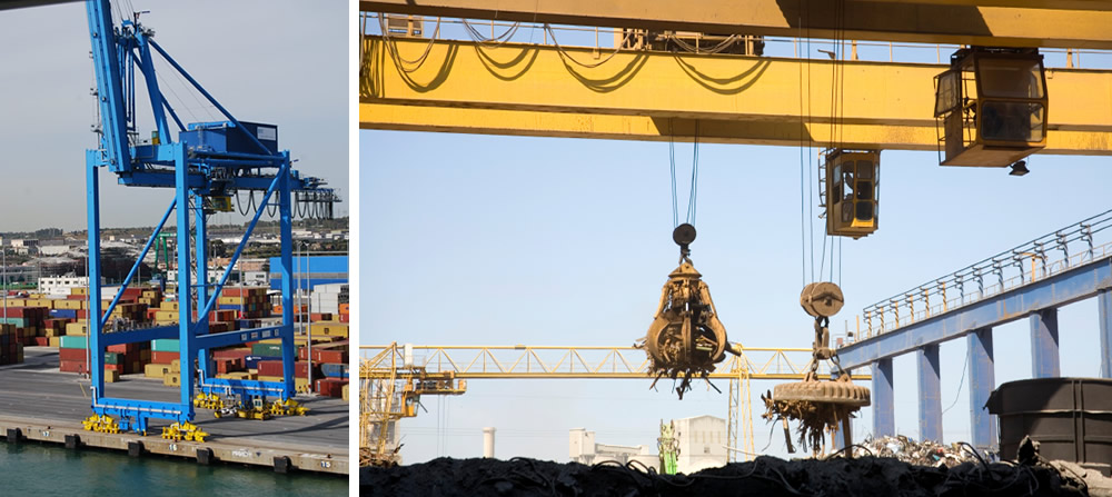 Crane and Material Handling, Reeling and Festoon Cables