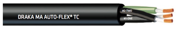 AUTOFLEX TC Black & Numbered Tray Rated Power Supply Cables